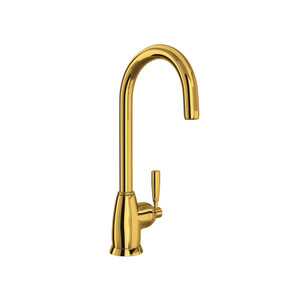 Holborn™ Bar/Food Prep Kitchen Faucet - Unlacquered Brass | Model Number: U.4842LS-ULB-2