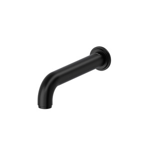 Arca Wall Mount Tub Spout - Black | Model Number: AA80BK