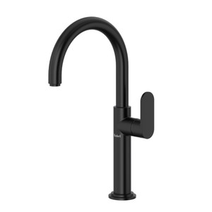 Arca Single Handle Tall Bathroom Faucet - Black | Model Number: AAL01BK