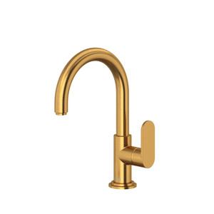 Arca Single Handle Bathroom Faucet - Brushed Gold | Model Number: AAS01BG