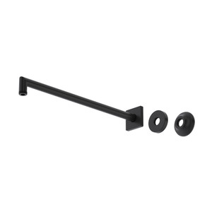 16" Wall Mount Shower Arm - Matte Black | Model Number: 1455/16MB