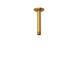 6" Ceiling Mount Shower Arm - Brushed Gold | Model Number: 568BG