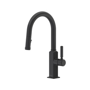 Apothecary™ Pull-Down Bar/Food Prep Kitchen Faucet - Matte Black | Model Number: AP65D1LMMB