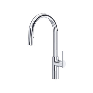Lateral™ Pull-Down Kitchen Faucet With C-Spout - Chrome | Model Number: LT201C