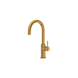 Lateral Bar/Food Prep Kitchen Faucet With C-Spout - Brushed Gold | Model Number: LT601BG