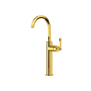 Modelle Single Handle Tall Bathroom Faucet - Unlacquered Brass | Model Number: MD02D1LMULB