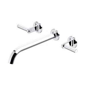 Modelle™ Wall Mount Tub Filler Trim With C-Spout - Polished Chrome | Model Number: TMD06W3LMAPC