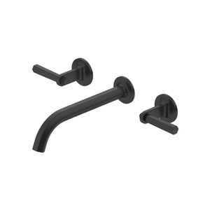 Modelle Wall Mount Bathroom Faucet Trim - Matte Black | Model Number: TMD08W3LMMB