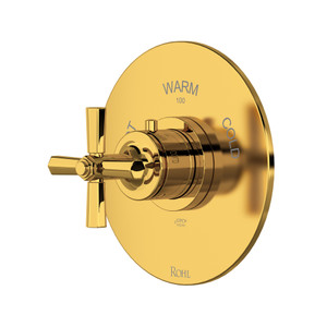 Modelle™ 3/4" Thermostatic Trim Without Volume Control - Unlacquered Brass | Model Number: TMD13W1XMULB