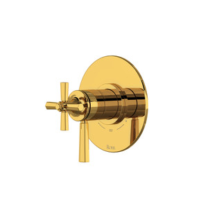 Modelle™ 1/2" Therm & Pressure Balance Trim With 2 Functions - Unlacquered Brass | Model Number: TMD44W1LMULB