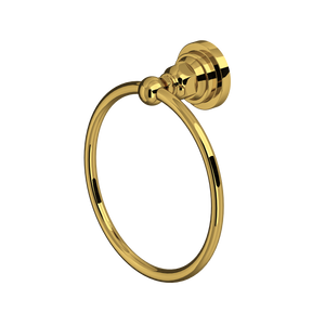 San Giovanni Towel Ring - Unlacquered Brass | A1485LIULB