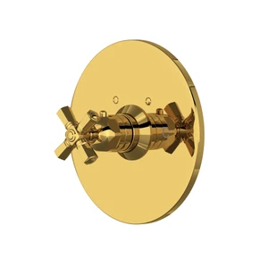 San Giovanni™ 3/4" Thermostatic Trim Without Volume Control - Unlacquered Brass | Model Number: A4923XMULB