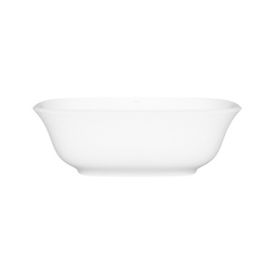 Amiata 70" x 32" Freestanding Soaking Bathtub - Standard White (Matte) | Model Number: AMT3M-N-SM-NO