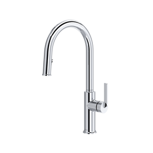 Authentica Pull-Down Kitchen Faucet With C-Spout - Chrome | AU201C