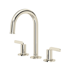 Authentica™ Widespread Lavatory Faucet With C-Spout - Polished Nickel | Model Number: AURD08PN