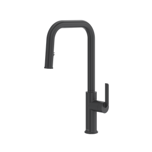 Authentica Pull-Down Kitchen Faucet With U-Spout - Black | AUSQ201BK