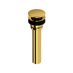 Lavatory Universal Push Drain - Unlacquered Brass | CC231OFWOULB