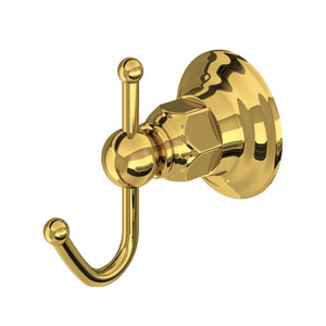 Robe Hook - Unlacquered Brass | Model Number: ROT7ULB