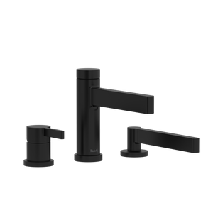 Paradox 3-Hole Deck Mount Tub Filler Trim - Black | TPX10BK