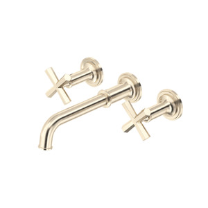 San Giovanni™ Wall Mount Lavatory Faucet Trim - Satin Nickel | Model Number: TSG08W3XMSTN