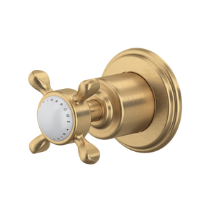 Edwardian Trim For Volume Control And Diverter - Satin English Gold | U.3241X-SEG/TO