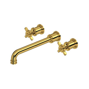 Armstrong™ Wall Mount Tub Filler Trim - Unlacquered Brass | Model Number: U.TAR06W3IWULB