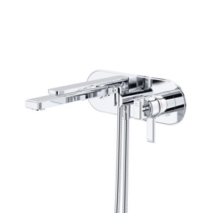 Manifesto™ Wall Mount Thermostatic/Pressure Balance Tub Filler Trim - Chrome | Model Number: TMF21C