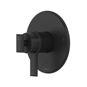 Manifesto™ 1/2" Therm & Pressure Balance Trim With 2 Functions - Black | Model Number: TMF44BK