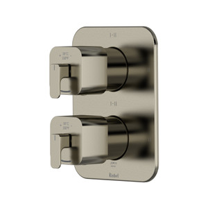 Equinox™ 3/4" Therm & Pressure Balance Trim With 6 Functions - Brushed Nickel | Model Number: TEQ46NBN