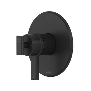 Manifesto™ 1/2" Therm & Pressure Balance Trim With 3 Functions - Black | Model Number: TMF23BK