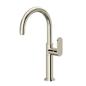 Arca™ Single Handle Tall Lavatory Faucet - Polished Nickel | Model Number: AAL01PN