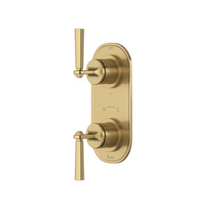 Modelle™ 1/2" Thermostatic Trim With Diverter - Antique Gold | Model Number: TMD12W2LMAG