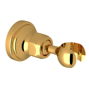 Wall Mount Handshower Holder - Unlacquered Brass | Model Number: U.5544ULB
