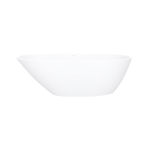 Mozzano 2 67" x 30" Freestanding Bathtub With Void - Standard White (Matte) | Model Number: MO2M-N-SM-NO