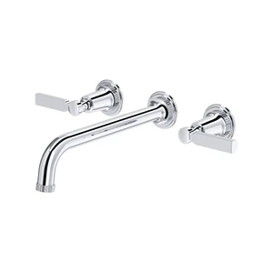 Apadana™ Wall Mount Tub Filler Trim With C-Spout - Polished Chrome | Model Number: TAD06W3LRAPC