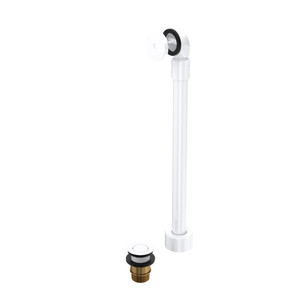 Freestanding Victoria + Albert® Bathtub Drain For Sub-Floor Installation Box - White (WH) | Model Number: K-51-WH