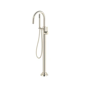 San Giovanni™ Floor Mount Tub Filler - Polished Nickel | Model Number: TSG06HF1LMPN
