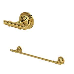 San Giovanni™ 18" Towel Bar - Unlacquered Brass | Model Number: SG25WTB18ULB