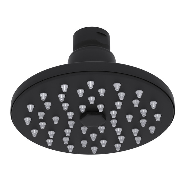 4 Inch Rodello Circular Rain Showerhead - Matte Black | Model Number: 1072/8MB - Product Knockout