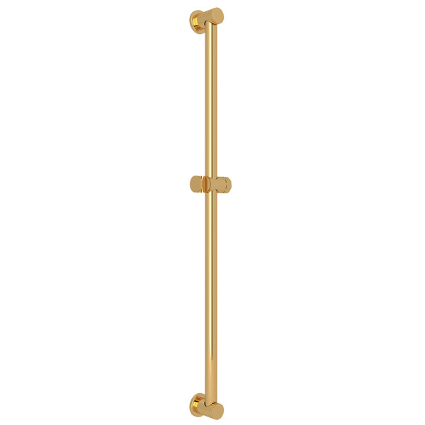 42 Inch Decorative Grab Bar with Knob Handle Slider - Italian Brass | Model Number: 1368IB - Product Knockout