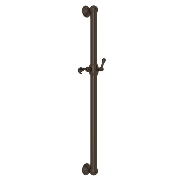 42 Inch Decorative Grab Bar with Lever Handle Slider - Tuscan Brass | Model Number: 1363TCB - Product Knockout
