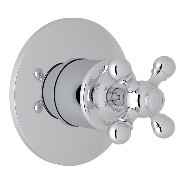 Arcana 4-Port 3-Way Diverter Trim - Polished Chrome with Cross Handle | Model Number: AC27NX-APC/TO - Product Knockout