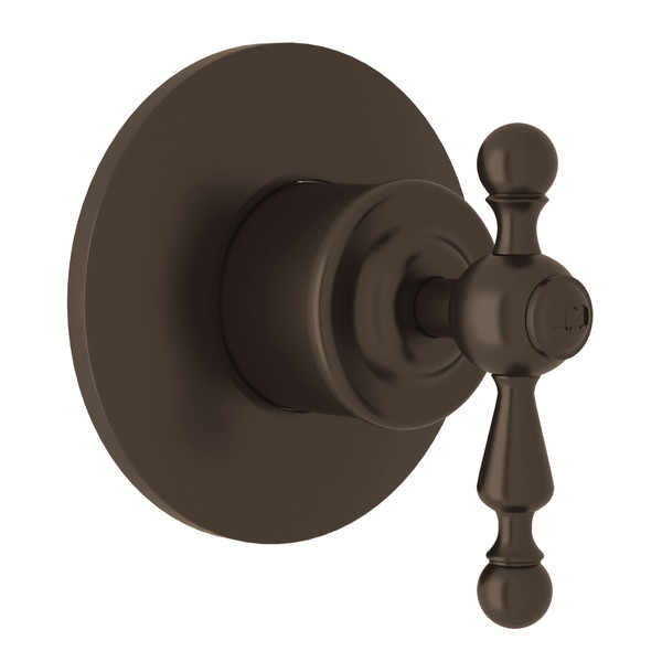 Arcana 4-Port 3-Way Diverter Trim - Tuscan Brass with Ornate Metal Lever Handle | Model Number: AC27NL-TCB/TO - Product Knockout