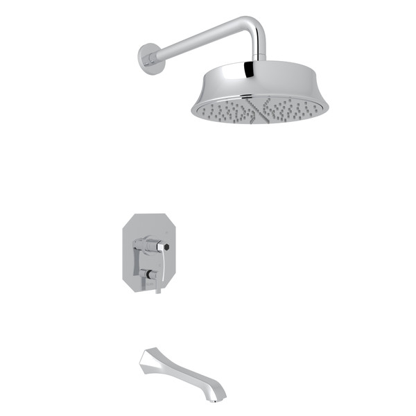Bellia Pressure Balance Shower Package - Polished Chrome with Metal Lever Handle | Model Number: BEKIT300NL-APC - Product Knockout