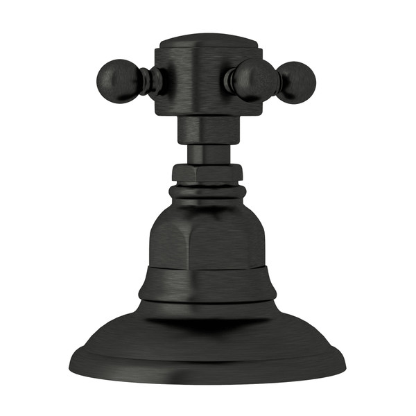 Deck Mount 3-Port 2 Direction Diverter - Old Iron with Cross Handle | Model Number: A2716XMOI - Product Knockout