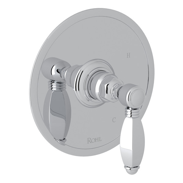 Hex Pressure Balance Trim without Diverter - Polished Chrome with Metal Lever Handle | Model Number: A1410LHAPC - Product Knockout