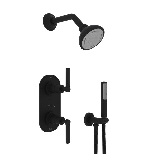 ROHL DISCONTINUED-Lombardia Thermostatic Shower Package - Matte