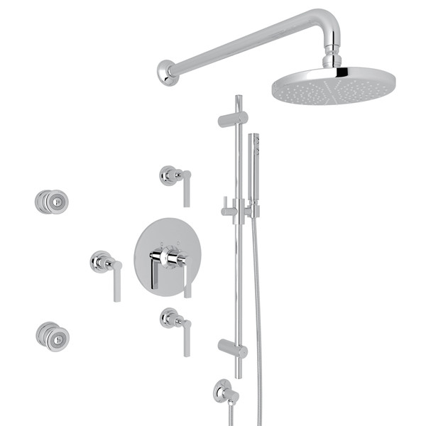 ROHL DISCONTINUED-Lombardia Thermostatic Shower Package - Polished