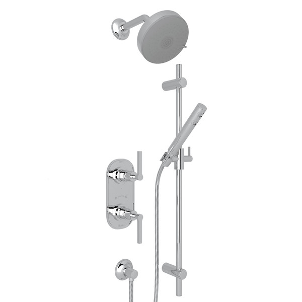 ROHL DISCONTINUED-Lombardia Thermostatic Shower Package - Polished