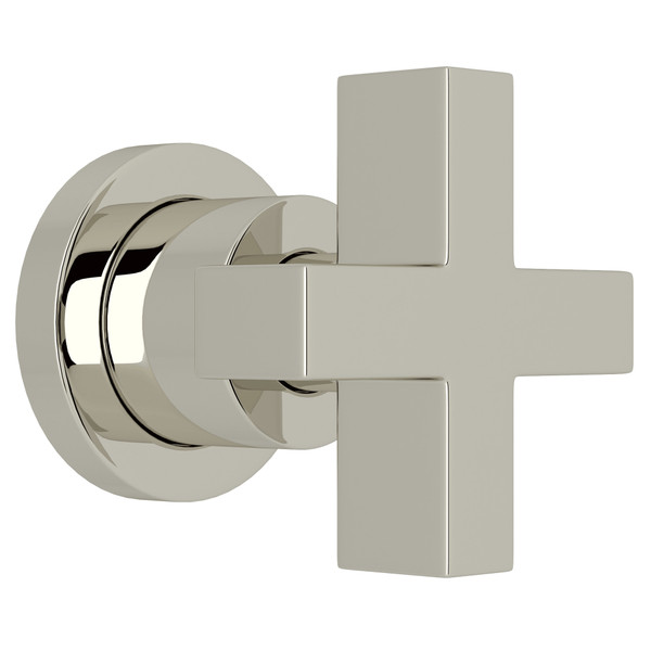 Pirellone 3/4 Inch Volume Control Trim - Polished Nickel with Cross Handle | Model Number: BA31X-PN/TO - Product Knockout